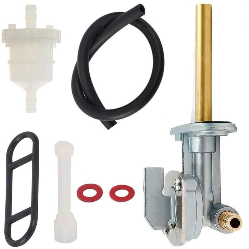 Earlyred Petcock Fuel Vavle Shutoff Tank Switch Line for Yamaha TTR 125 90 225 230 250 TTR125 TTR90 Raptor 660 PW80 Banshee Big Bear Grizzly Warrior Wolverine Moto-4 for Suzuki DRZ400 Parts Petcock - Image 3